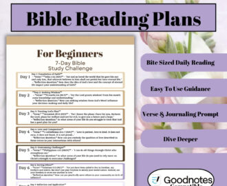 Bible Reading Plans By Theme Daily Verse U0026 Journaling Prompt Beginner friendly Bible Study Sheets Bible Digital Print Bible Planner Etsy