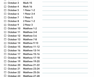 Bible Reading Plans Cloverdale Church Of Christ