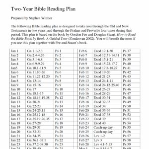 Bible Reading Plans Desert Hills Bible Church