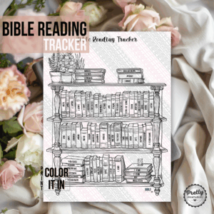 Bible Reading Tracker Print And Color Bible Girl