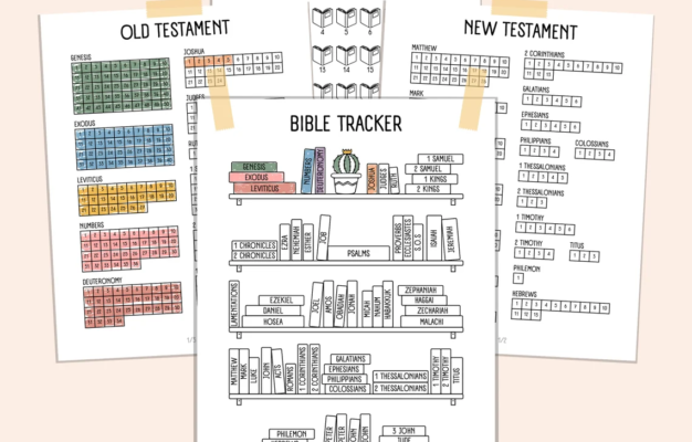 Bible Reading Tracker Printable Bible Bookshelf Pdf Download Hoko Moko