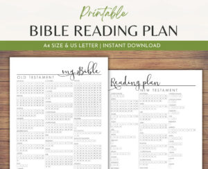 bible reading tracker printable chapter by chapter checklist daily bible study planner inserts faith planner pages a4 letter size etsy