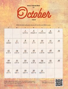 Bible Readings For October 2024 Northwest Adventists