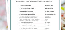 Bible Riddles Who Am I Bible Games For Kids Bible Study Games Bible Retreat Game Women s Ministry Game Adults Bible Games Bible Party Etsy
