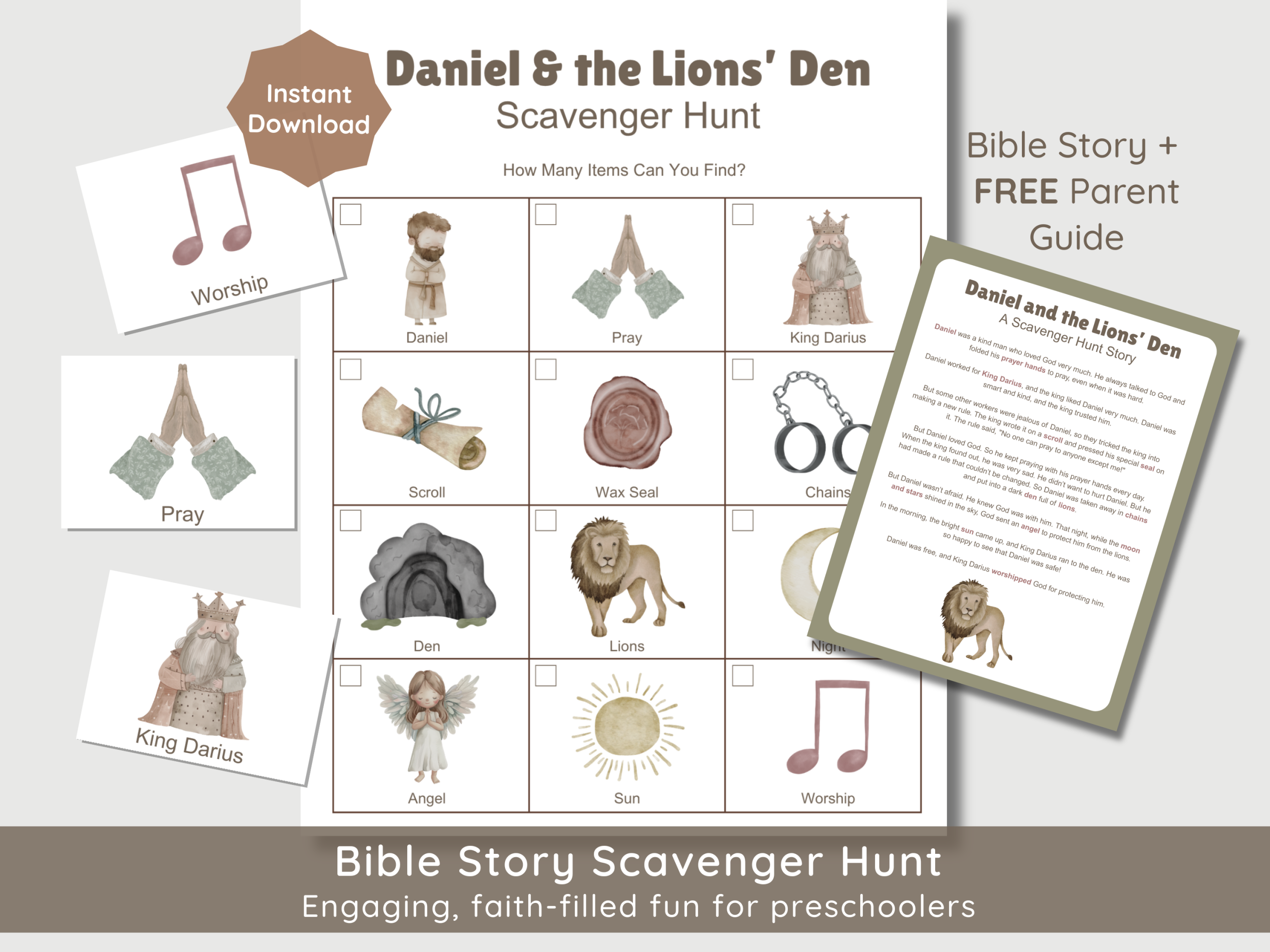 Printable Bible Games for Kids