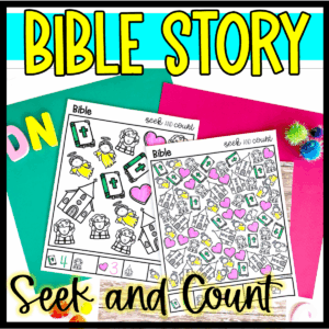 Bible Seek And Count L I Spy Bible Worksheets L Fun Bible Printables Made By Teachers