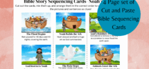 bible sequencing cards teach kids the stories of the bible with printable cards classful
