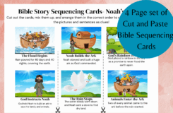 bible sequencing cards teach kids the stories of the bible with printable cards classful