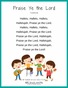 Bible Song Packet 1 ABCJesusLovesMe