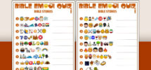 Bible Stories Emoji Game Printables I Emoji Quiz 2 Sets I Church Activity I Bible Study Games I For Adults Kids I Instant Download I PDF Etsy