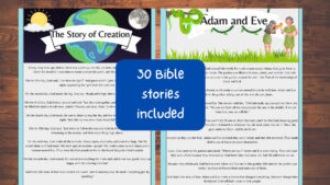 Bible Stories For Kids Simple Bible Study Guide Easy To Read Perfect For Home Learning U0026 Family Devotions Etsy