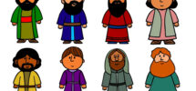 Bible Story Characters PNG Clip Art Pack For Sunday School And VBS