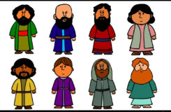 Bible Story Characters PNG Clip Art Pack For Sunday School And VBS
