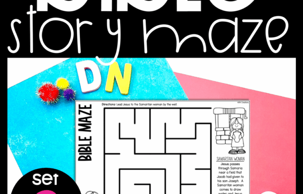 Bible Story Mazes Set 2 Bible Activity Bible Mazes Bible
