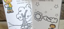 Bible Story Of Creation Mini Book Genesis Craft For Kids Kids Bible Teacher