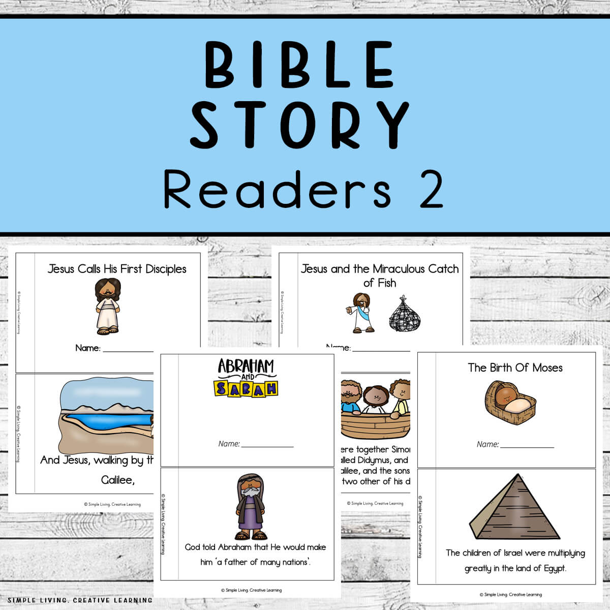 bible story readers 2 simple living creative learning