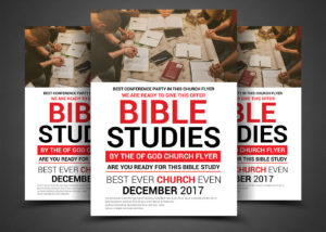Bible Study Flyer Template By Sanaimran TheHungryJPEG
