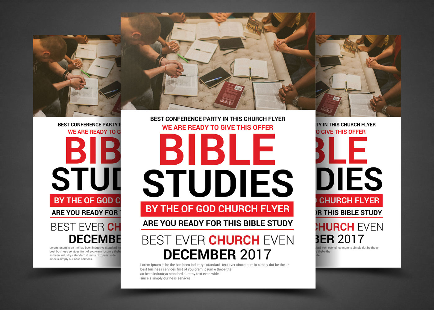 Bible Study Flyer Template By Sanaimran TheHungryJPEG