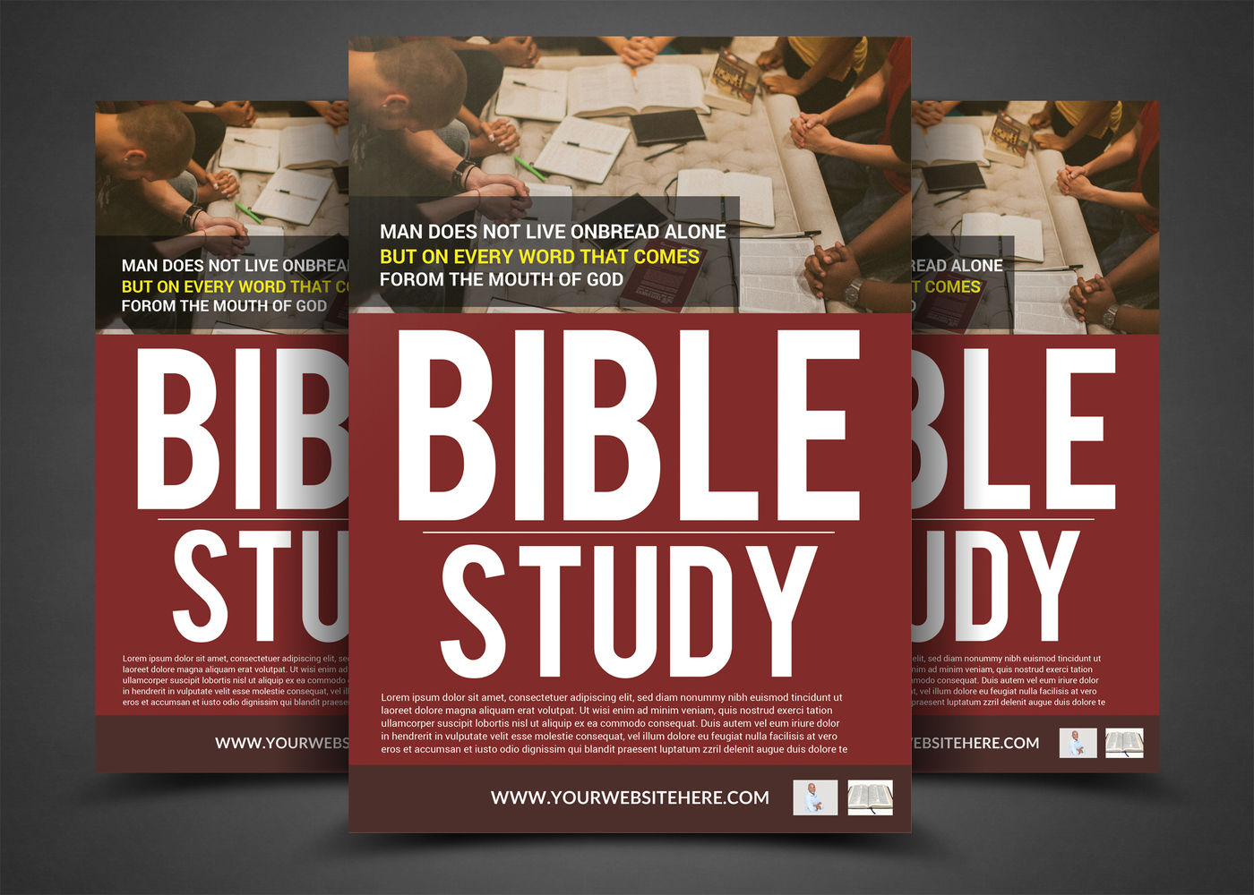 Bible Study Flyer Template By Sanaimran TheHungryJPEG