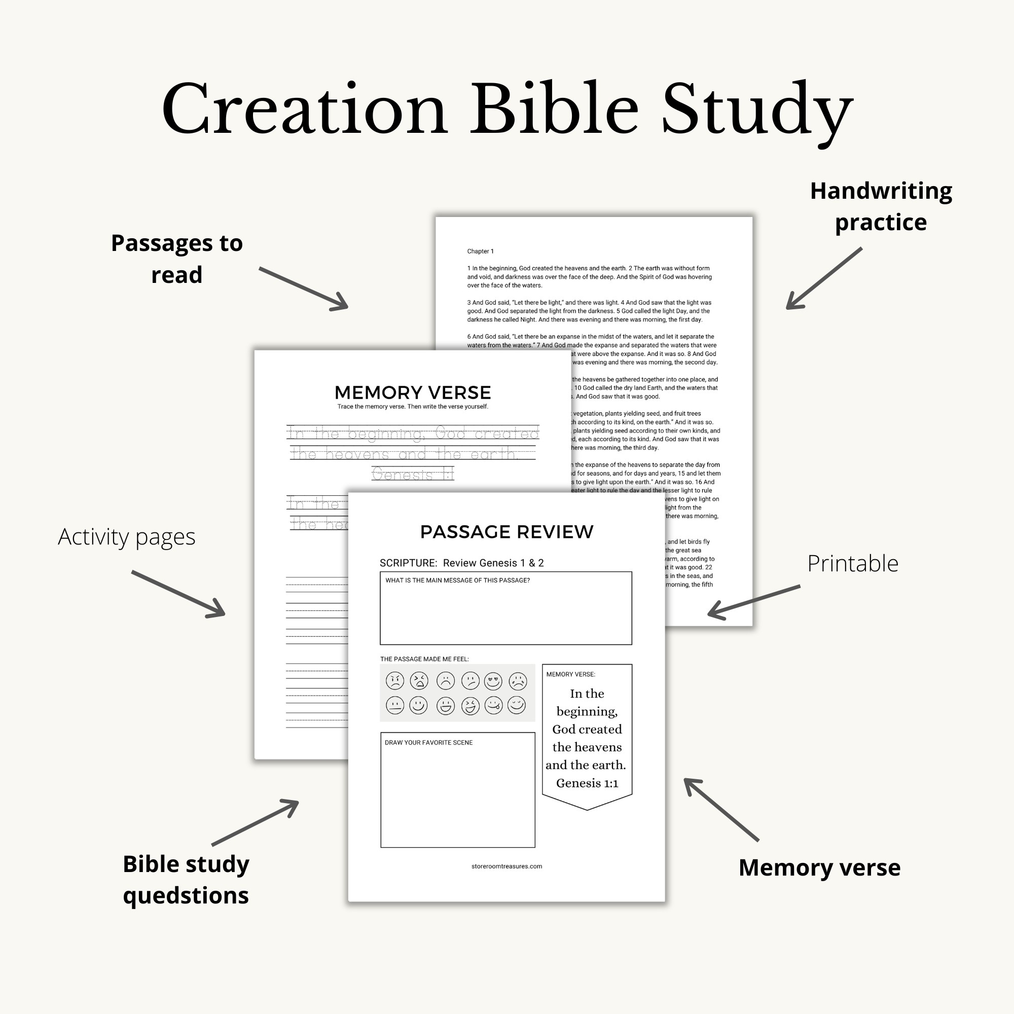 Bible Study For Older Kids Story Of Creation