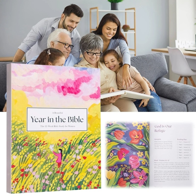 Bible Study For Women Pdf The Bible In A Year A 52 week Study Through Gods Word A Beautiful Year For Women Spiral Guide Journal Christian Studying Notebook A4 Spiral Bible With Note