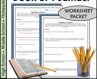 Bible Study Guide For Book Of 1 Samuel Worksheets Made By Teachers