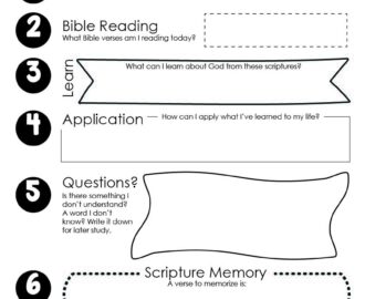 Bible Study Guide For Kids FREE Printable Wildly Anchored
