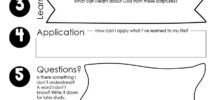 Bible Study Guide For Kids FREE Printable Wildly Anchored Worksheets Library