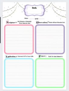 Bible Study Guide With Study Sheet Journaling Plan Prompts How To Start Studying Bible Study Printable And Digital Tool Etsy