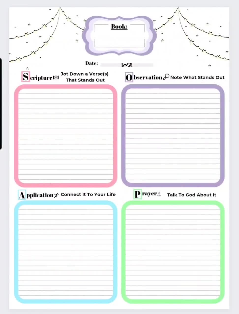 Bible Study Guide With Study Sheet Journaling Plan Prompts How To Start Studying Bible Study Printable And Digital Tool Etsy