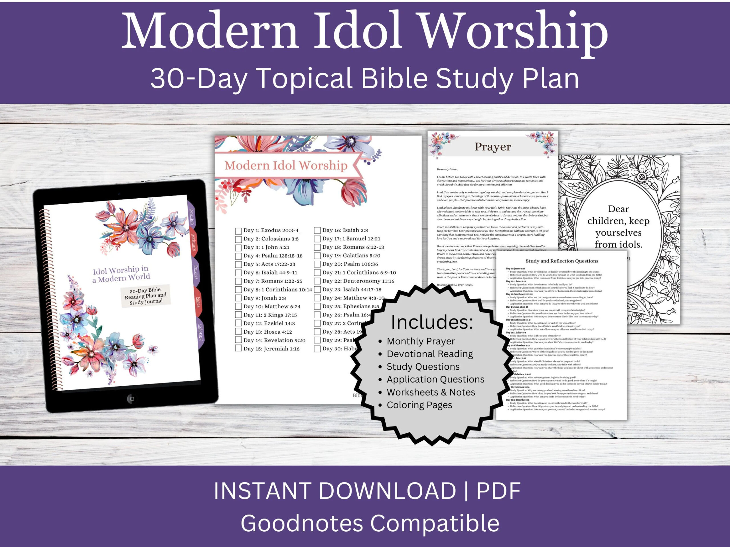bible study journal bible reading plan printable digital bible