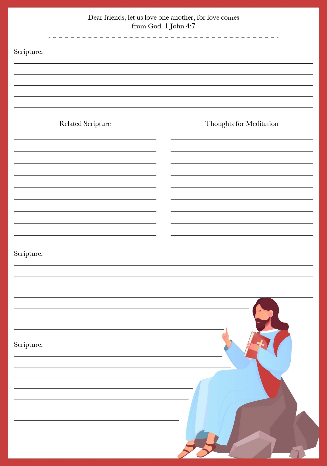 Bible Study Notes 10 Free PDF Printables Printablee