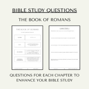 Bible Study Of Romans Bible Study Questions Bible Study