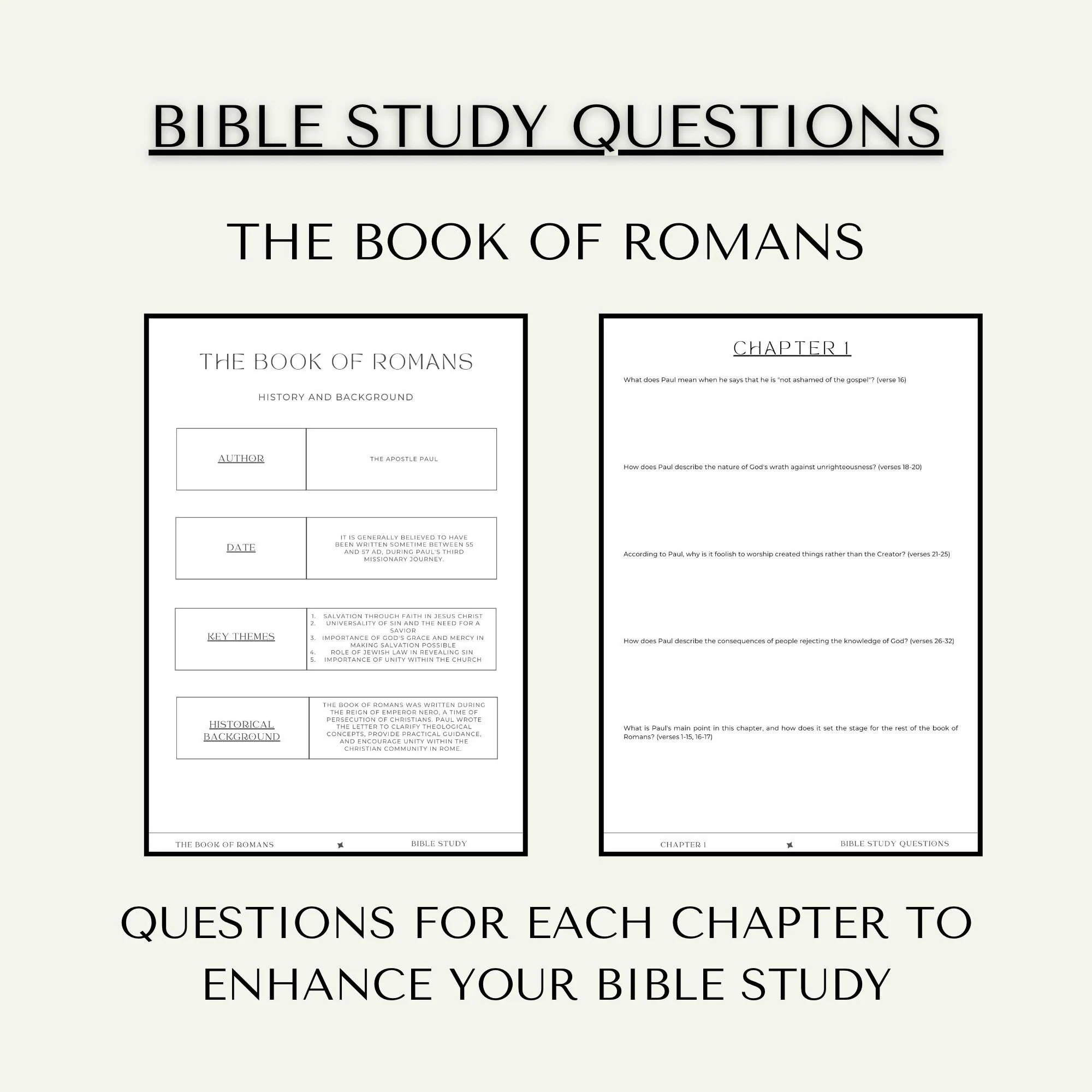 Bible Study Of Romans Bible Study Questions Bible Study 