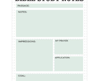 bible study page dots free christian printables