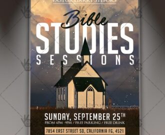 Bible Study Premium Flyer PSD Template PSDmarket