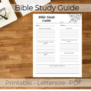 bible study printable bible study guide bible planner printable bible reading log faith based journaling bible study guide journaling etsy