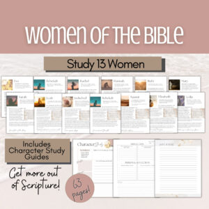 Bible Study Printable Daily Devotional For Women Of The Bible Digital Study Gifts For Christian Mothers Women Of Faith Etsy