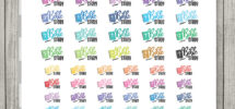 BIBLE STUDY Printable Planner Stickers Faith Planner Stickers Church Planner Stickers Bible Journaling Stickers Cut Files SS133 Etsy