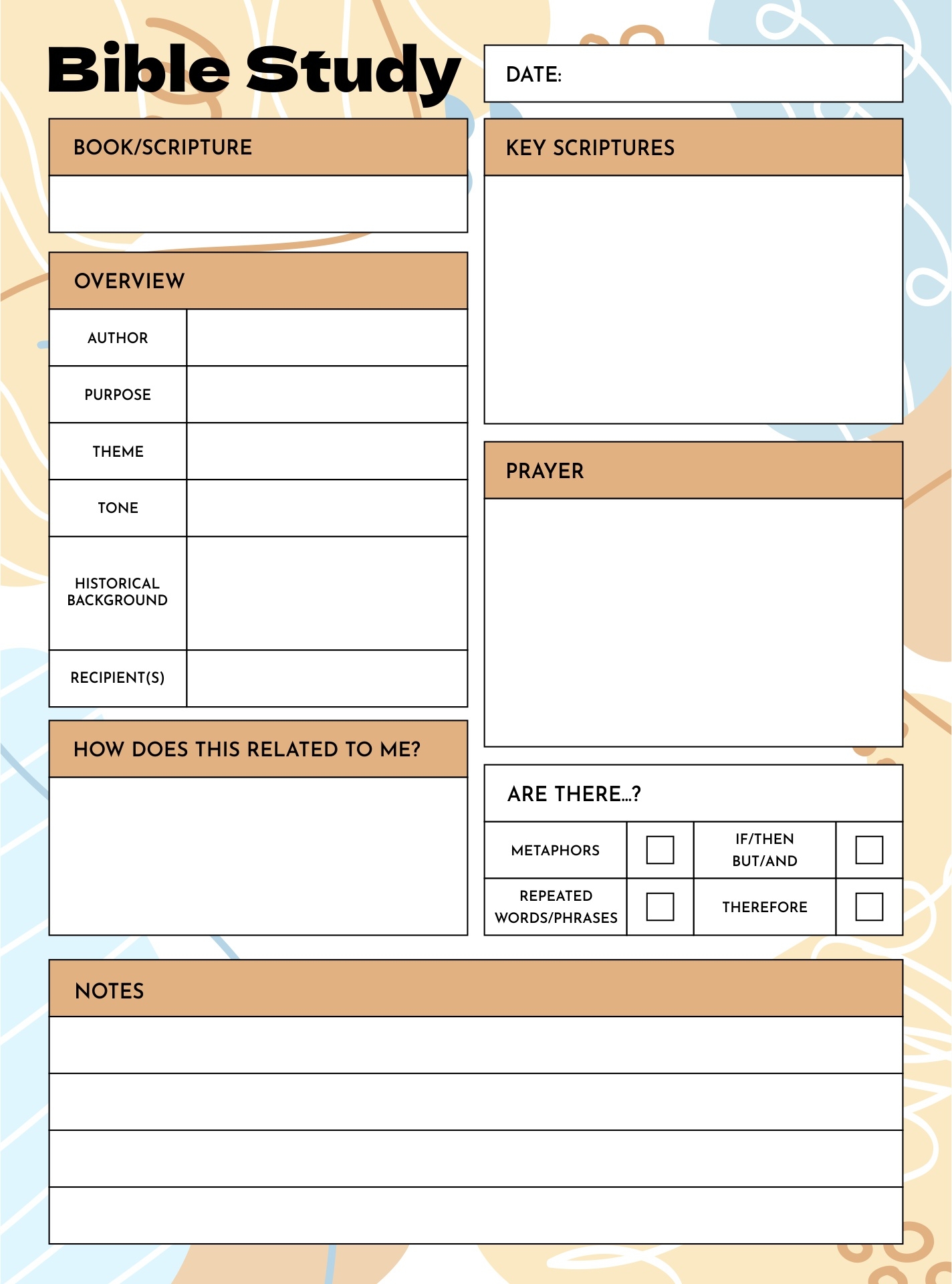Bible Study Questions 10 Free PDF Printables Printablee