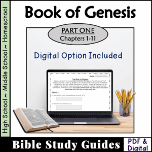 Bible Study Questions Book Of Genesis Ch 1 11 Worksheet Lesson Activity Classful