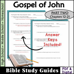 Bible Study Questions For Gospel Of John CH12 21 Classful