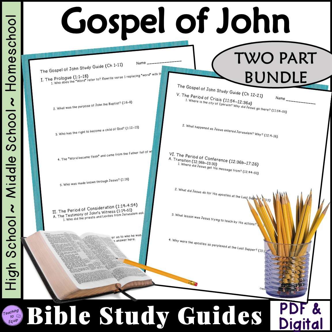 Bible Study Printable Worksheets for Adults