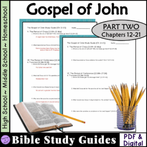 Bible Study Questions For John CH 12 21 Made By Teachers