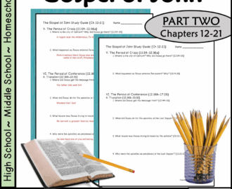 Bible Study Questions For John CH 12 21 Made By Teachers