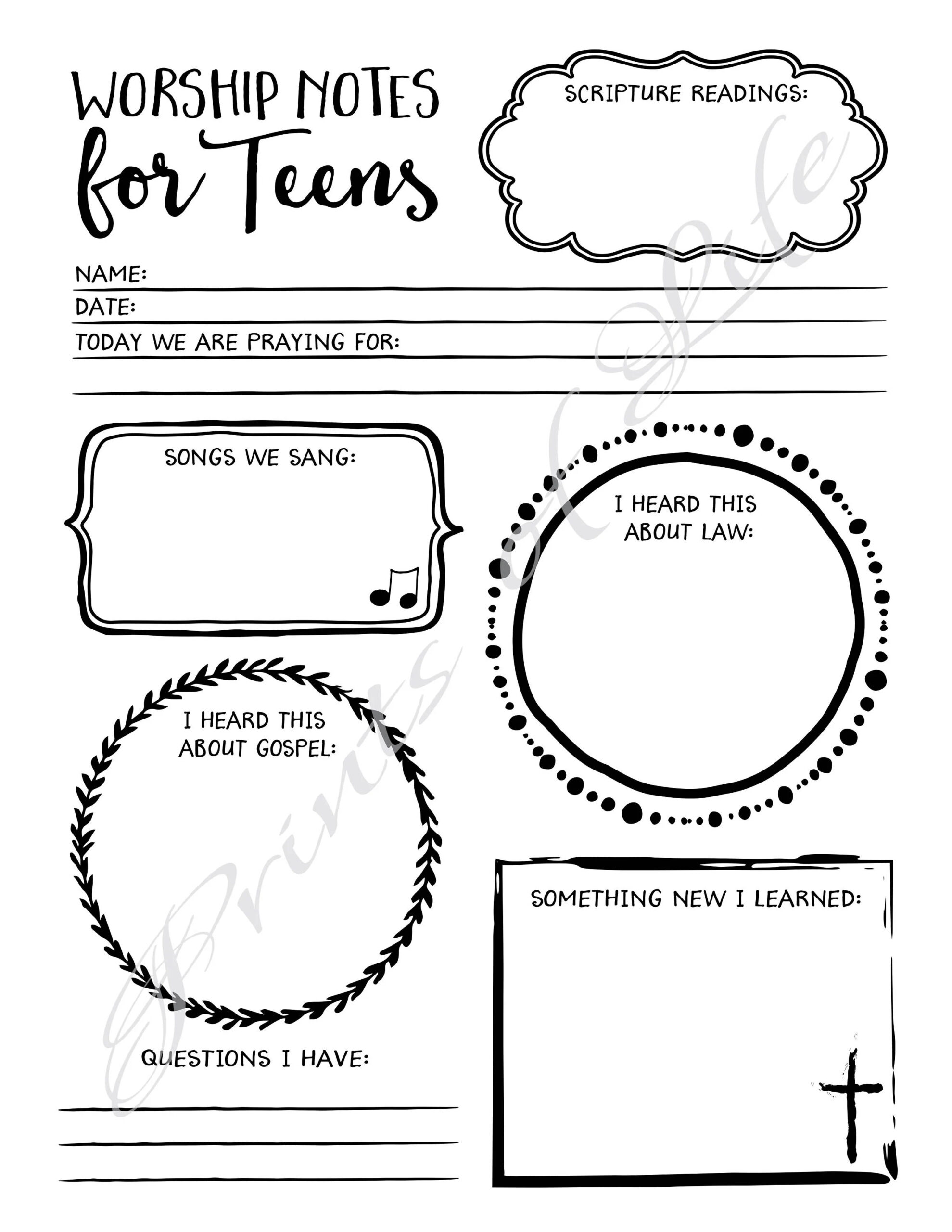 Free Printable Bible Studies for Teens