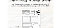 Bible Study Template Bible Study Printable Bible Study Guide Bible Book Summary Bible Study Journal Bible Journaling Printable Etsy