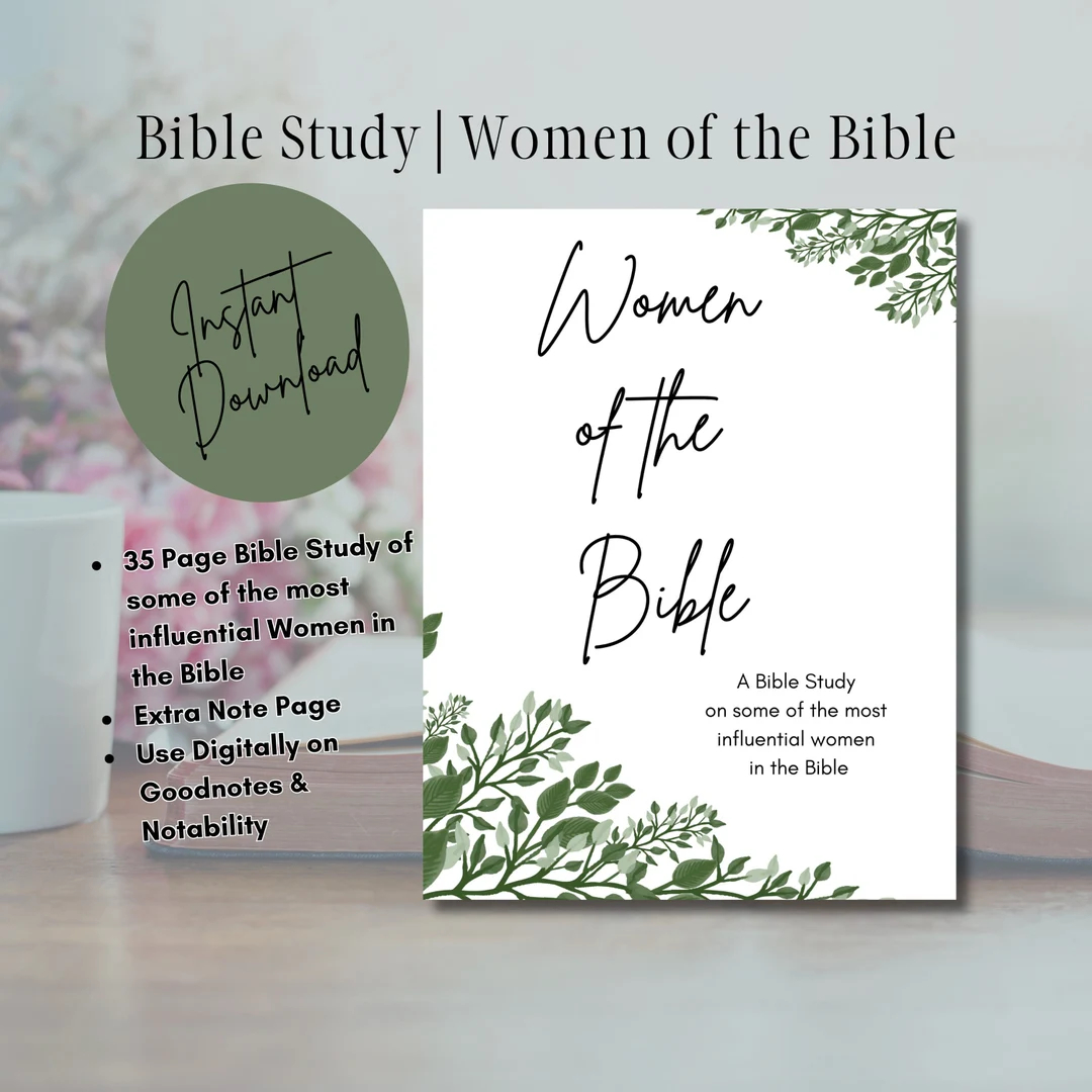 bible study women of the bible women of faith research worksheets christian bible study printable printable instant download etsy