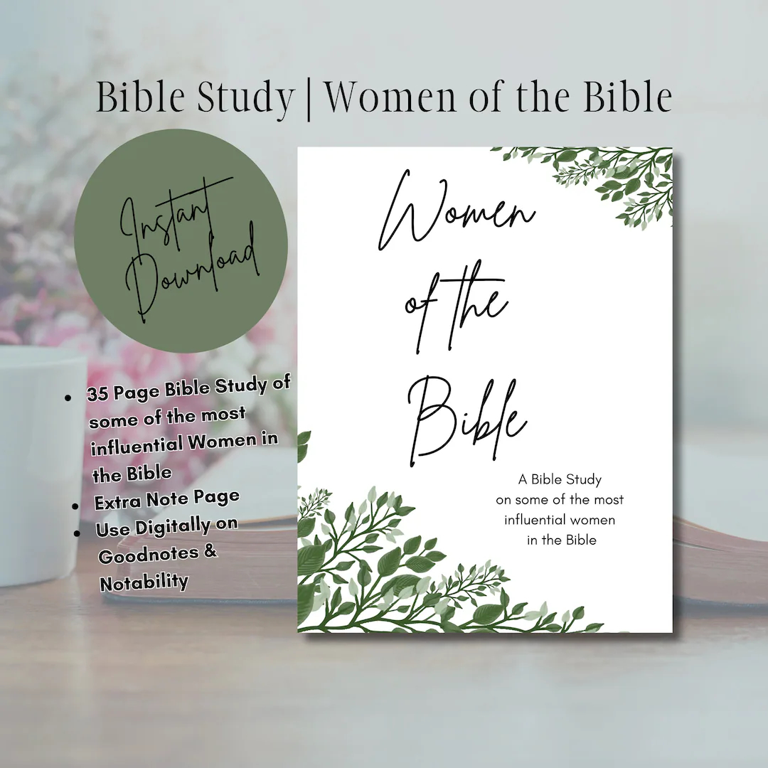 Bible Study Women Of The Bible Women Of Faith Research Worksheets Christian Bible Study Printable Printable Instant Download Etsy