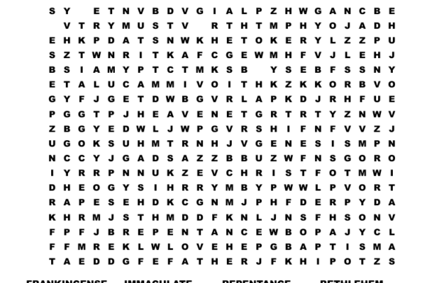 Bible Study Word Search WordMint